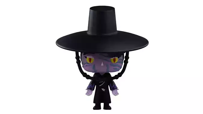 Jinu funko pop in demon form from k pop demon hunters