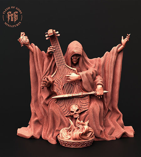 The Ritualist Bard  3D print model
