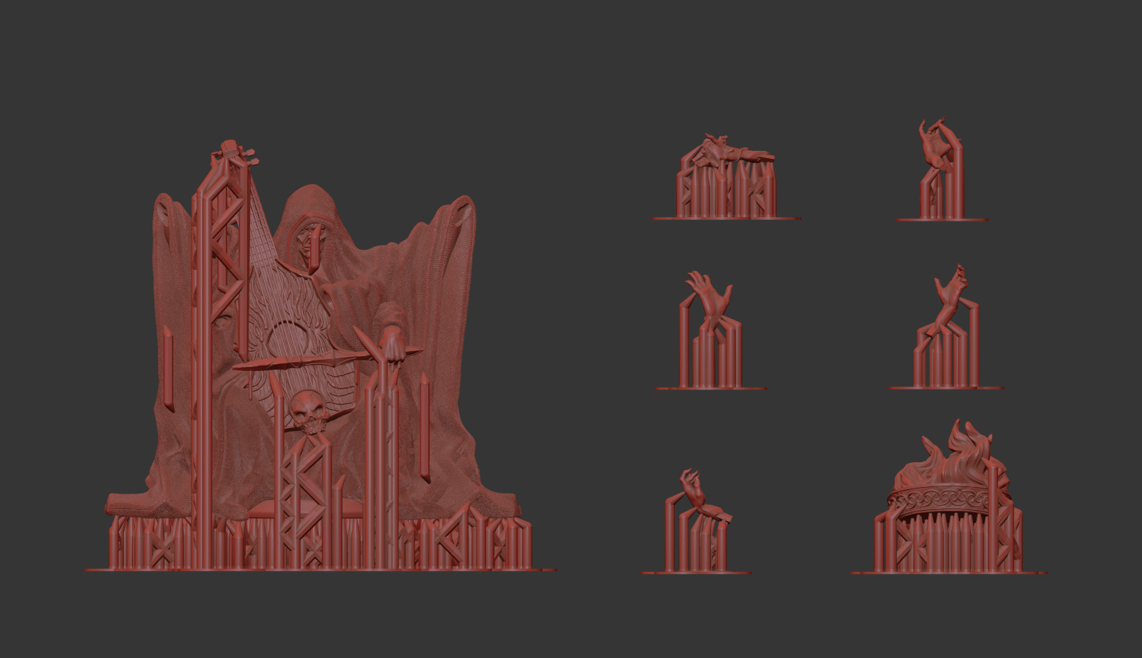 The Ritualist Bard  3D print model_2