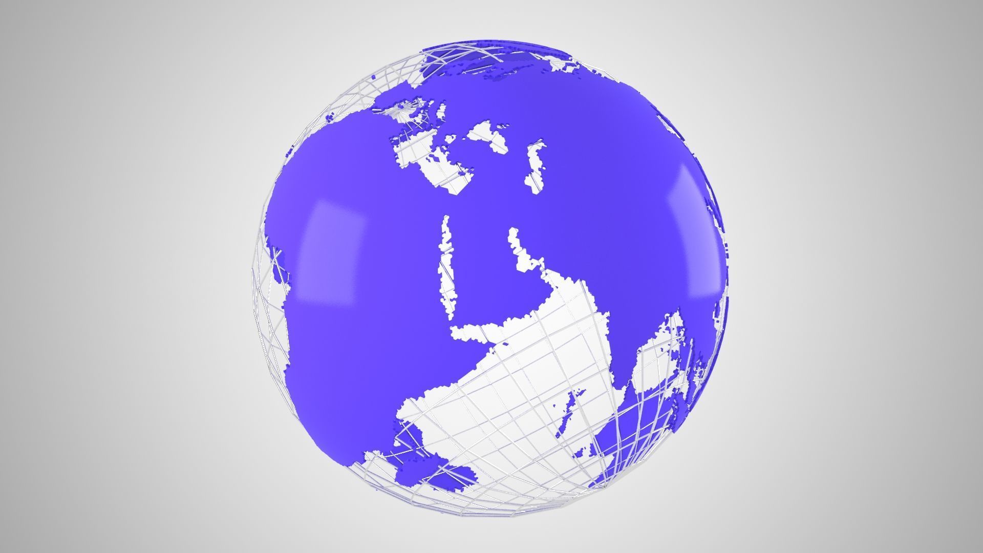 Globe News Skeleton Indigo 3D model_2