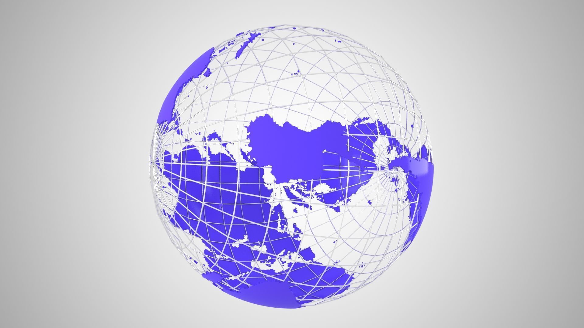 Globe News Skeleton Indigo 3D model_4