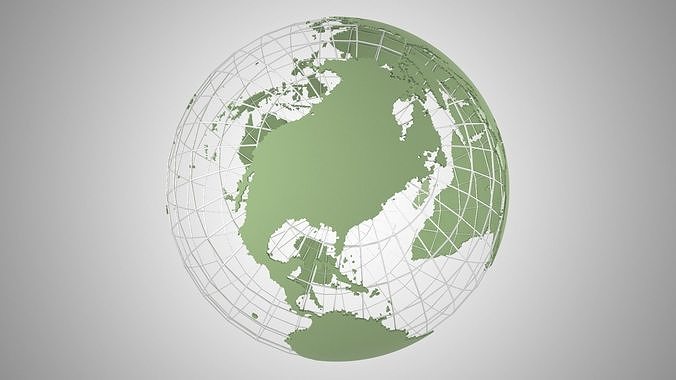 Globe News Skalton Turfe Green 3D model