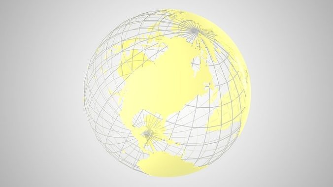 Globe News Skalton Pale Yellow 3D model