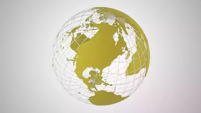 Globe News Skalton Olive Green 3D model