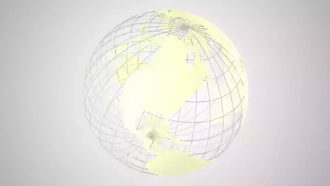 Globe News Skeleton Cream Yellow