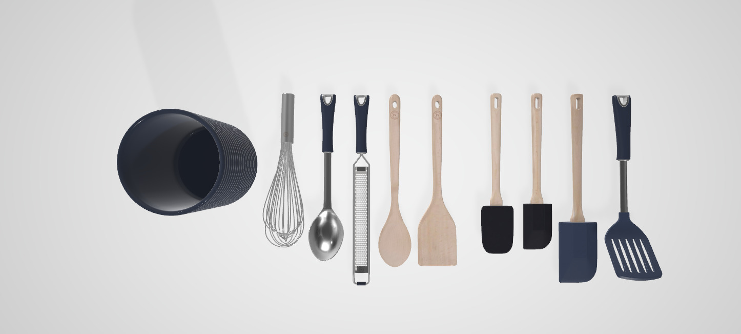 Martha Stewart 10 Piece Tool and Gadget Set  3D model_1