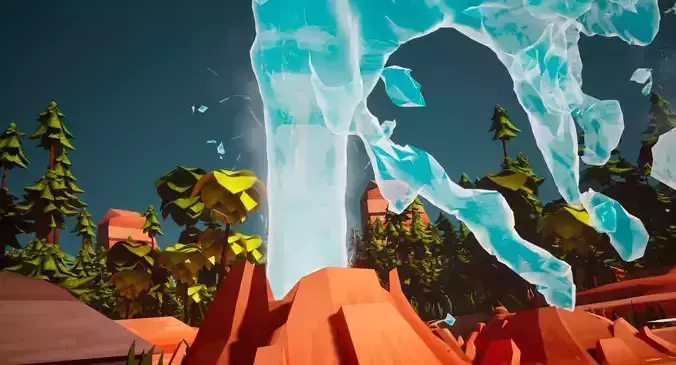 Geyser Rig - MAYA Low-poly 3D model