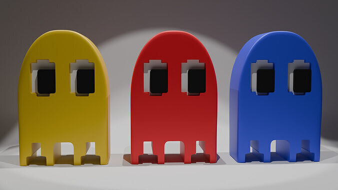 Pac Man headphone stand 3D print model