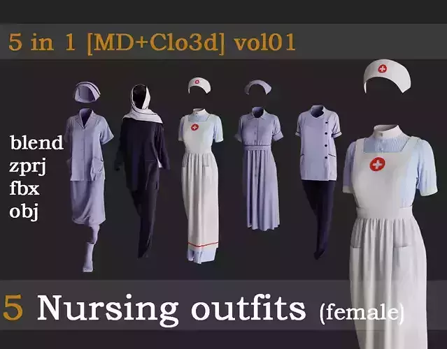 5 Nursing outfits vol01