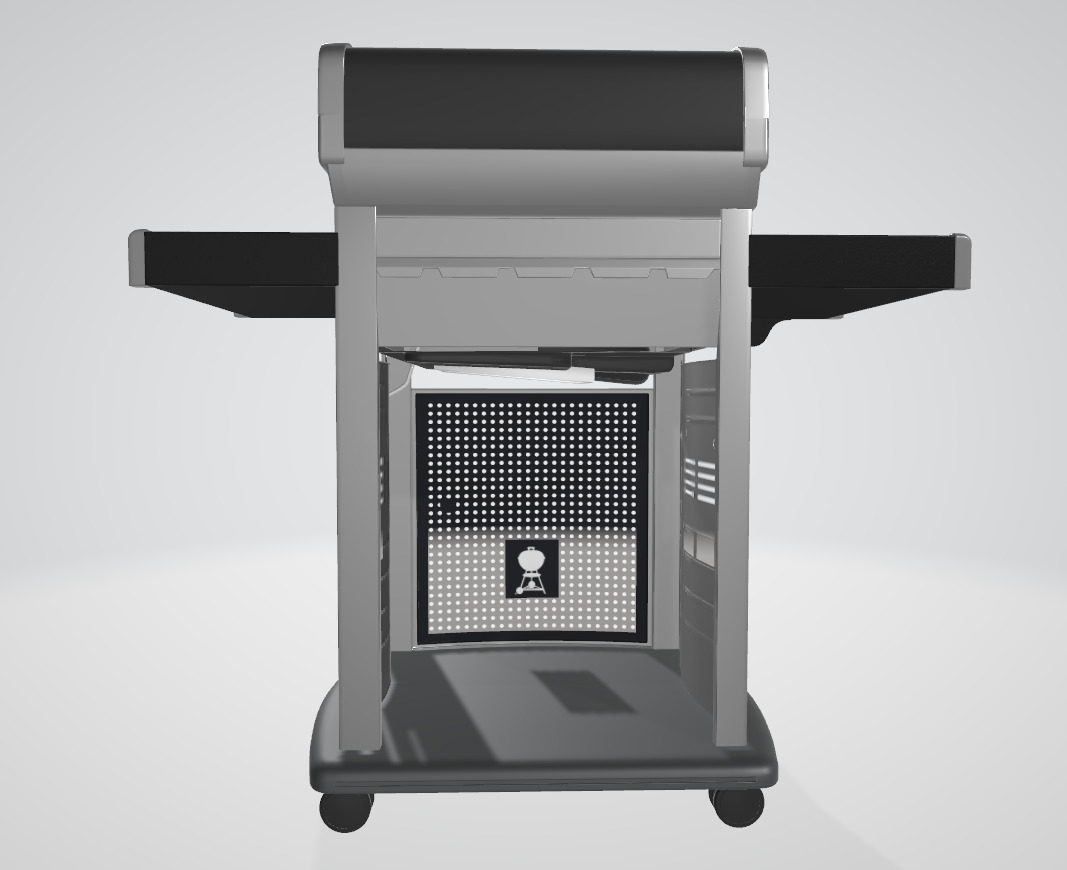 Weber Spirit E-220 Classic Barbecue 3D model_4