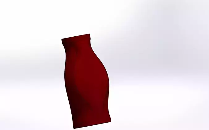 Elegant Curved Vase