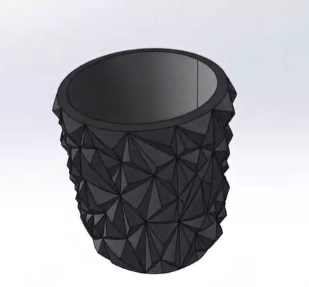 Flower Pot 3D print model_1