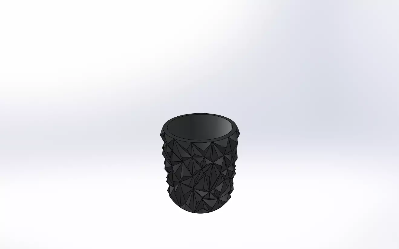 Flower Pot 3D print model_0