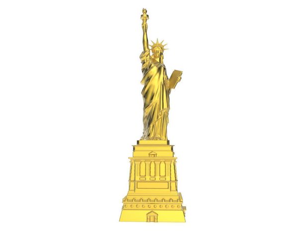 Scanned Statue of Liberty 3D print model