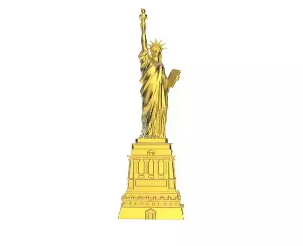 Scanned Statue of Liberty 3D print model
