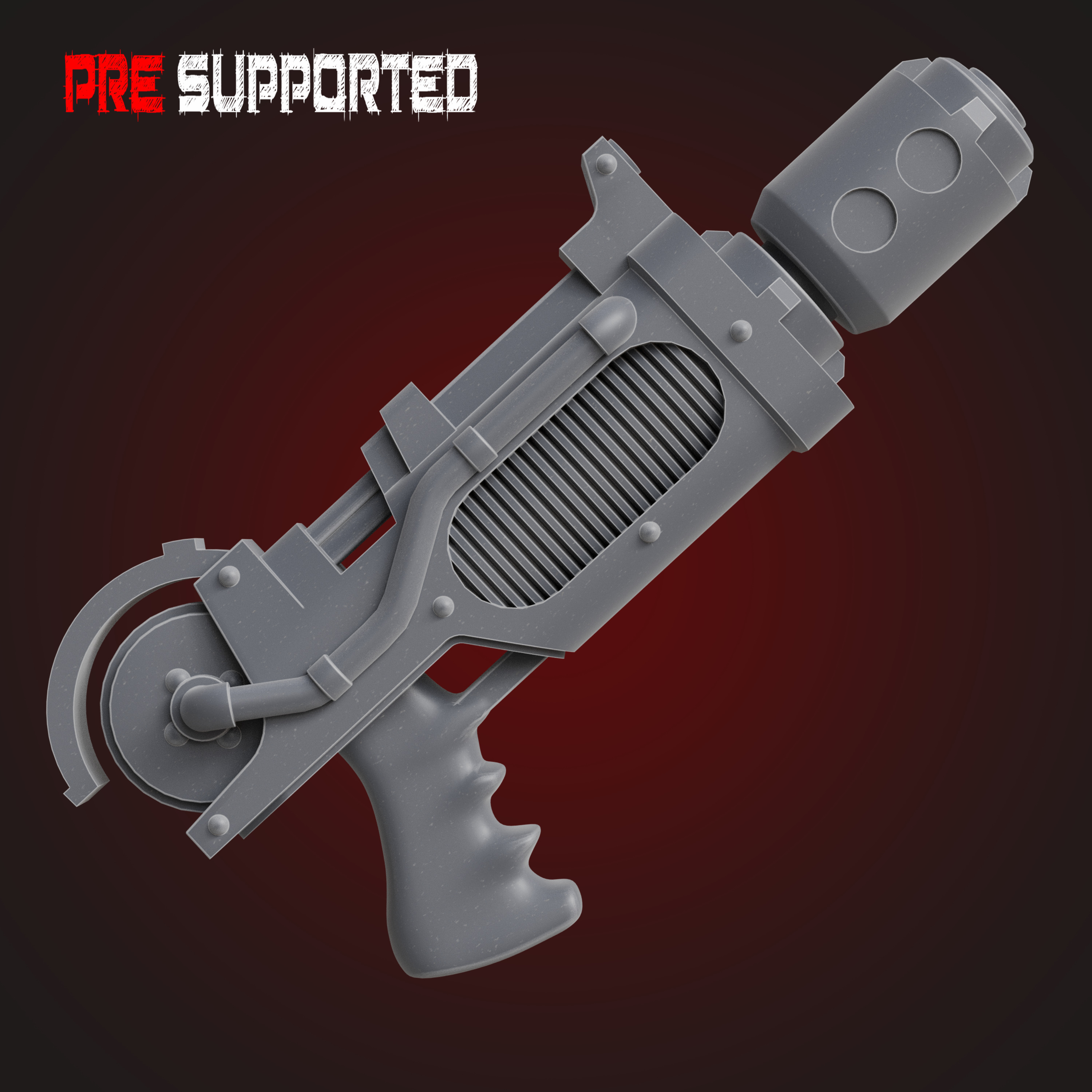 Disintegrator Pistols 4 Sci-Fi STL Pack 3D print model_3