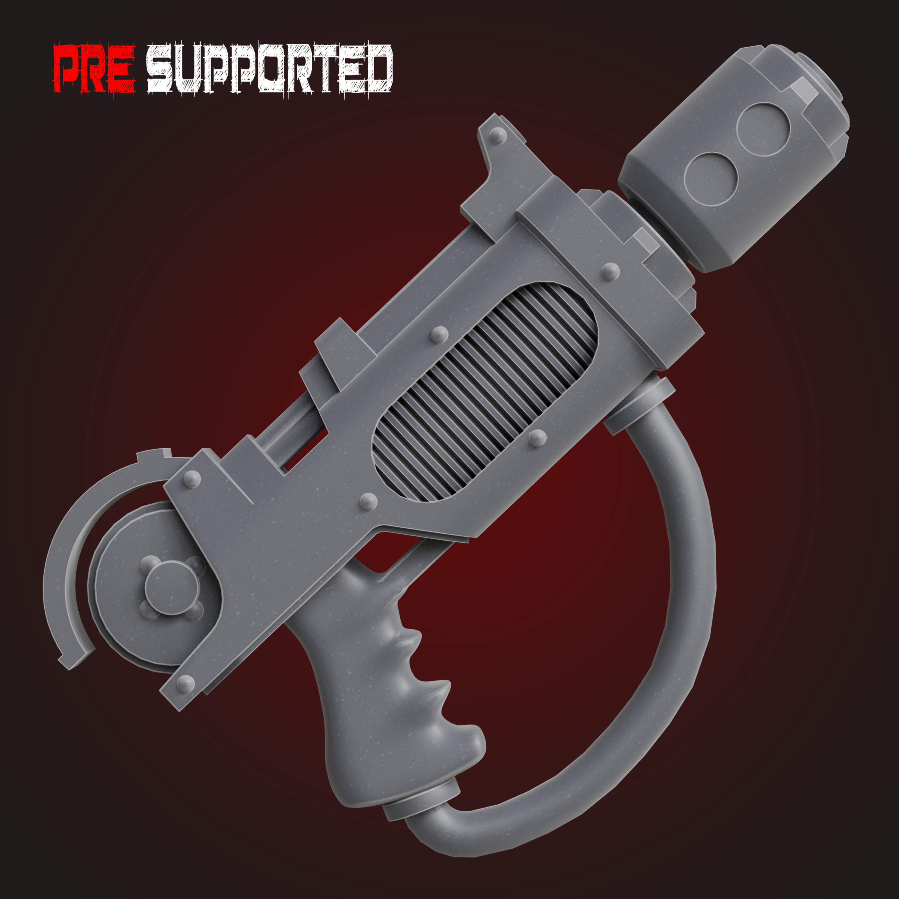 Disintegrator Pistols 4 Sci-Fi STL Pack 3D print model_1