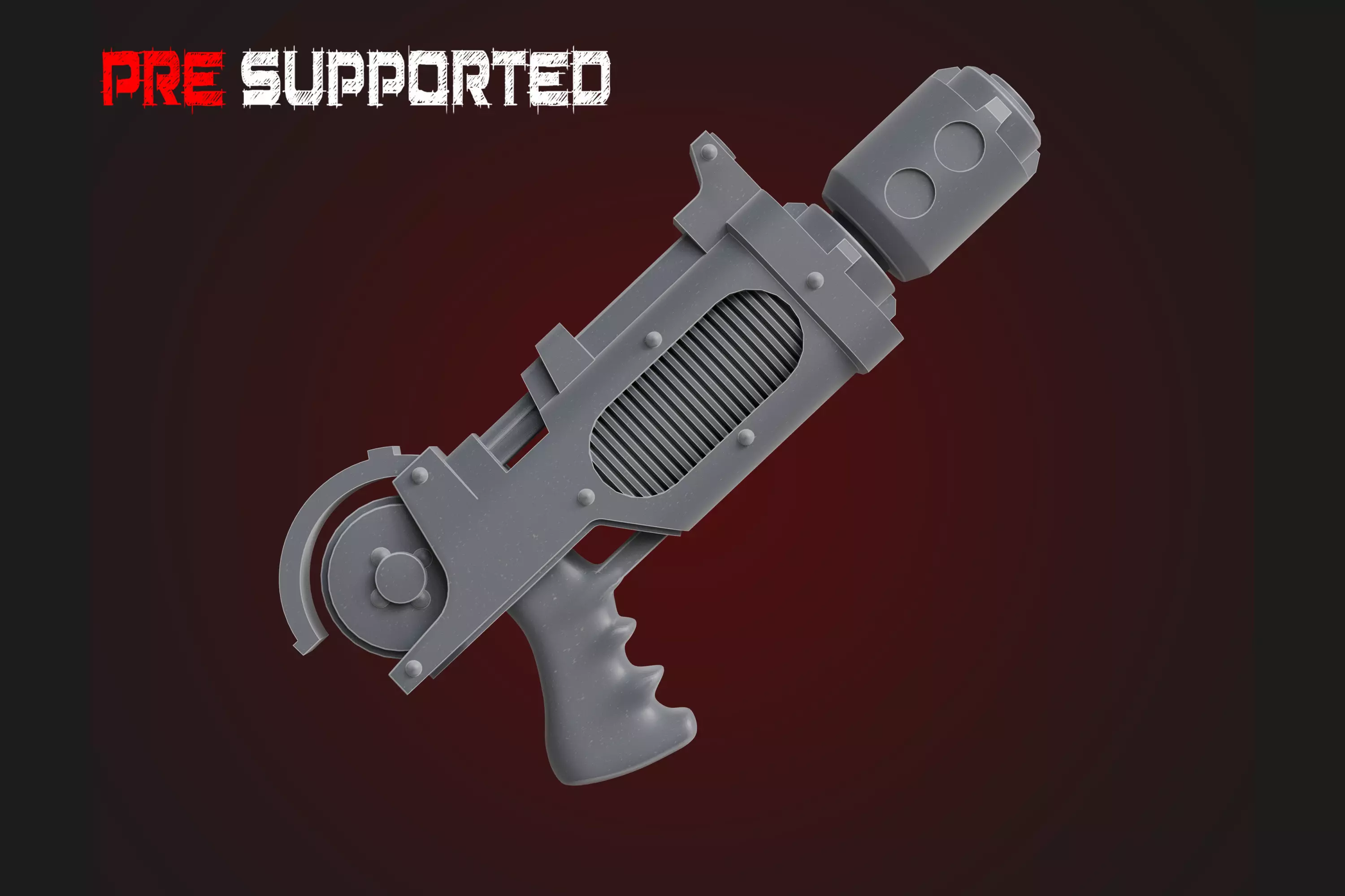 Disintegrator Pistols 4 Sci-Fi STL Pack 3D print model_0