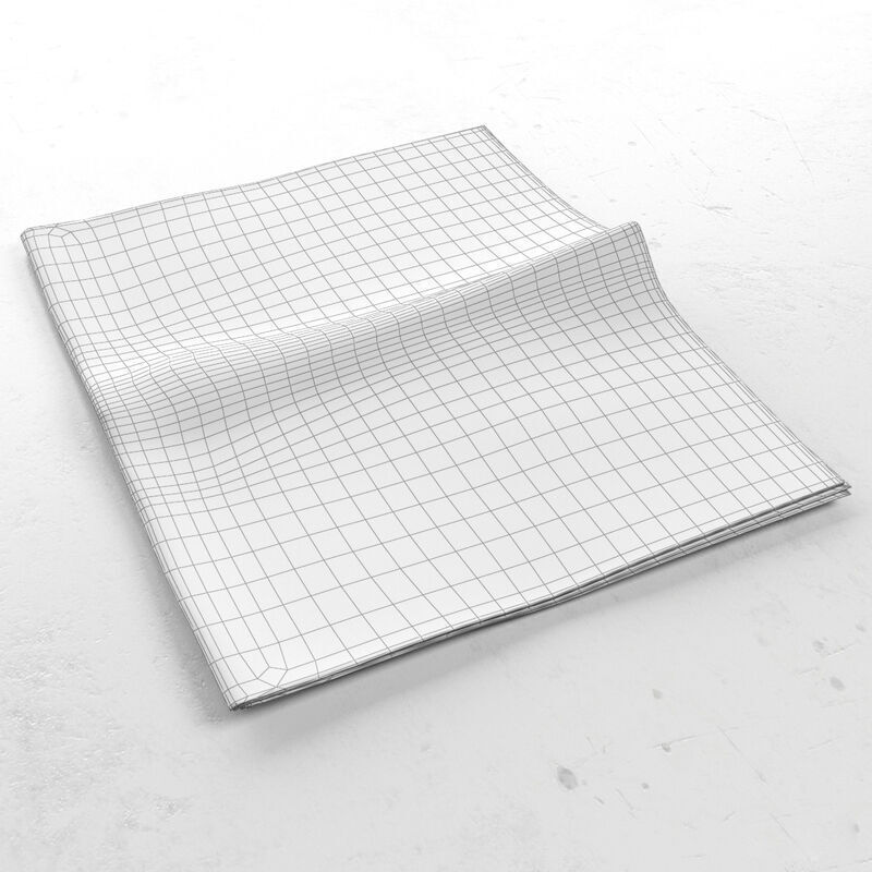 The Times open 3D Model - Iconic Newspaper  3D model_3