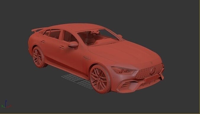 Mercedes Benz AMG GT X290 63 S 4door coupe 2019 3D print model