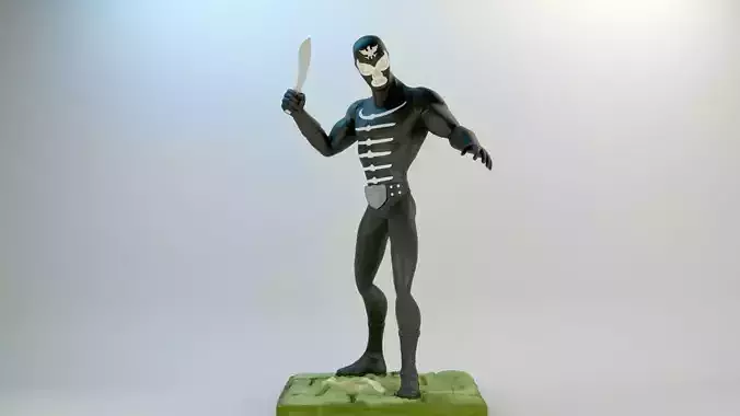 Shocker Combatman Character Style 3D print model