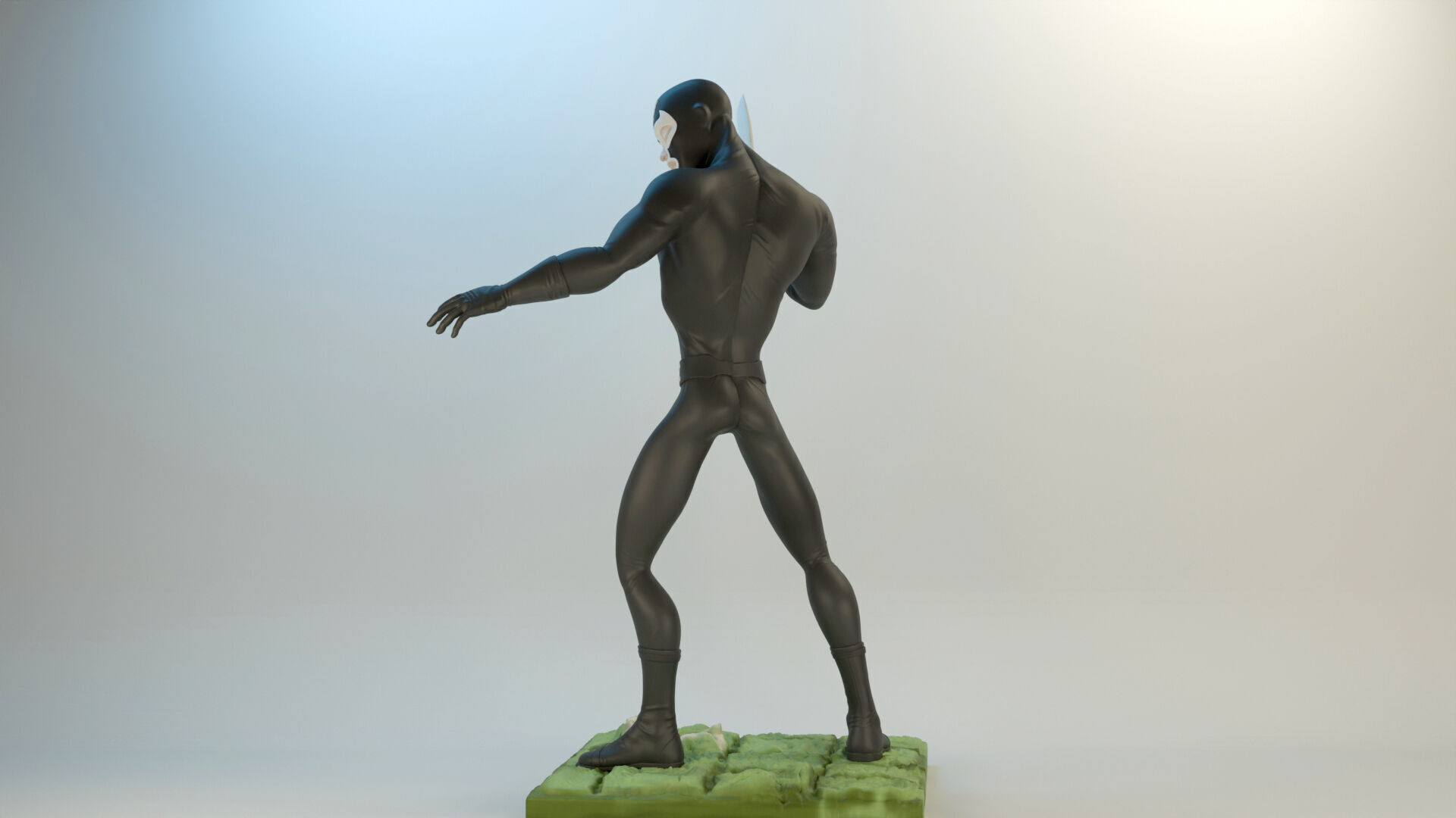 Shocker Combatman Character Style 3D print model_5