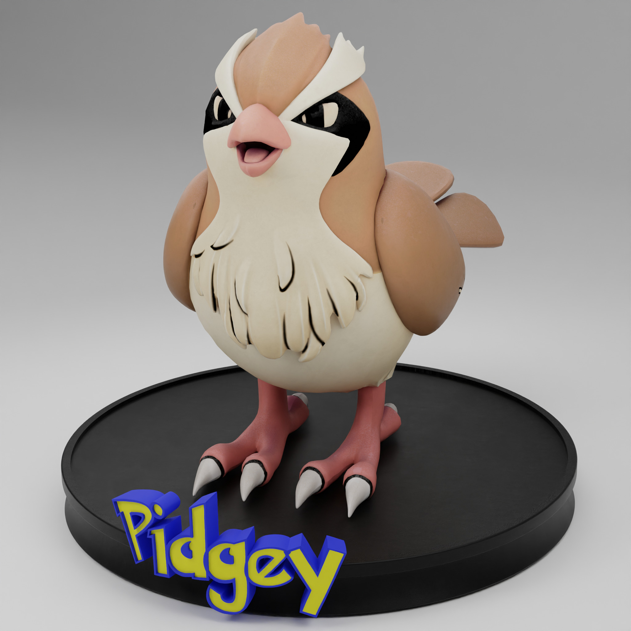 Pidgey Pokemon 3D Print Model Cute and Collectible 3D print model_2