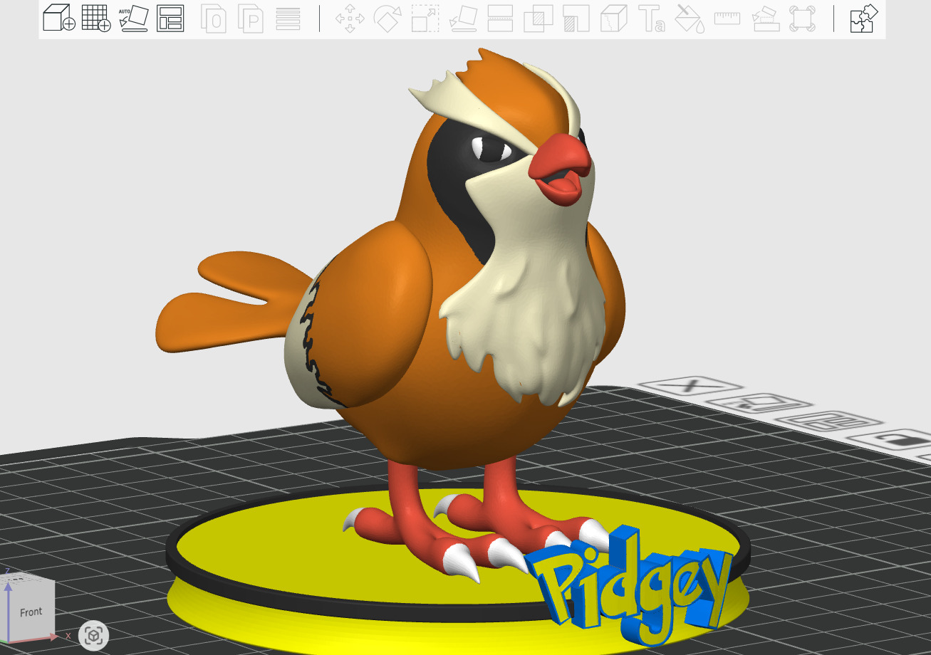 Pidgey Pokemon 3D Print Model Cute and Collectible 3D print model_5