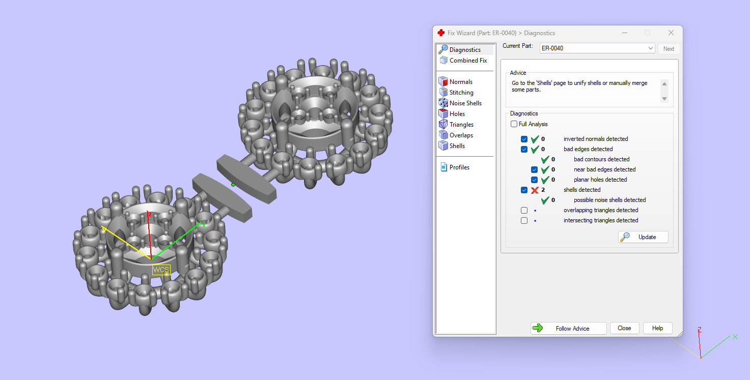 Sunburst Diamond Cluster Stud with Marquise Diamond 3D print model_13
