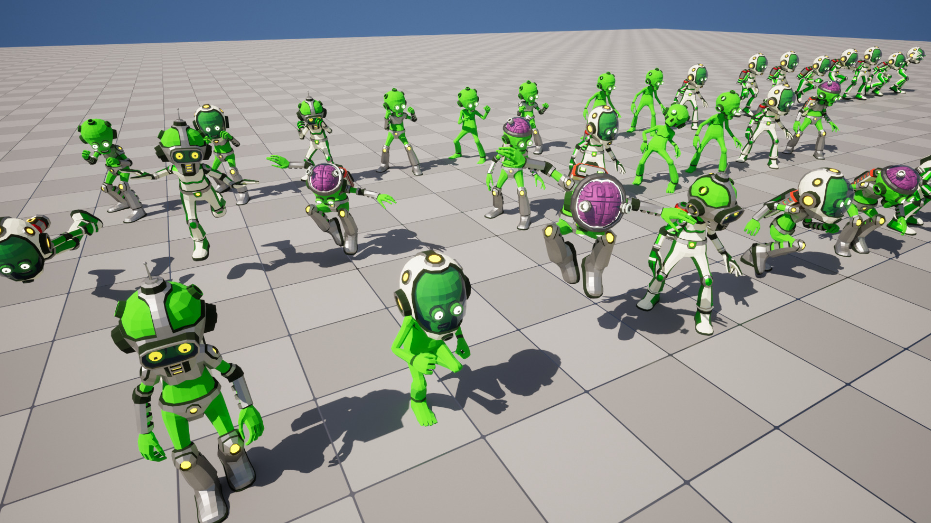 Alien Modular - low-poly stylized Low-poly 3D model_6