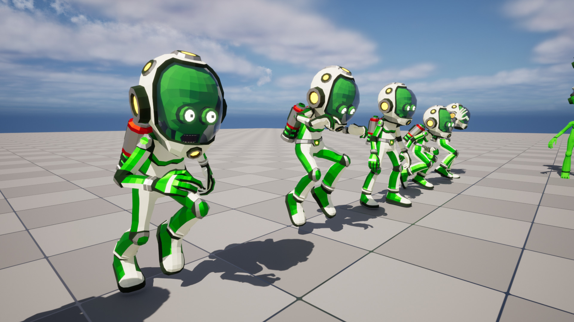 Alien Modular - low-poly stylized Low-poly 3D model_11