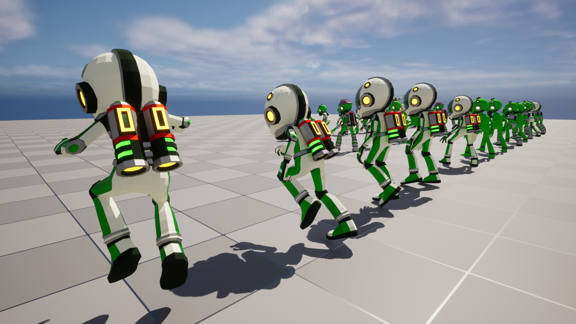 Alien Modular - low-poly stylized Low-poly 3D model_10