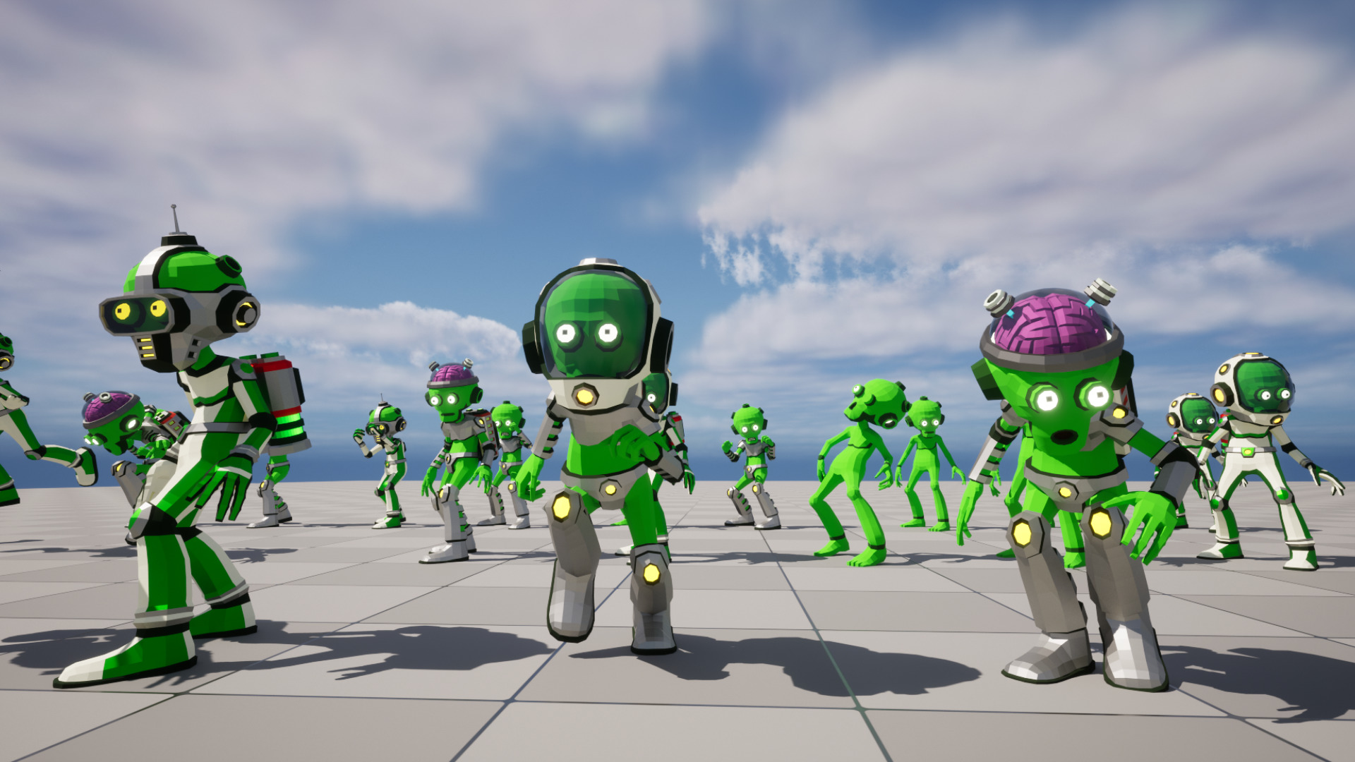 Alien Modular - low-poly stylized Low-poly 3D model_8