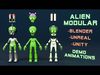 Alien Modular - low-poly stylized Low-poly 3D model_1