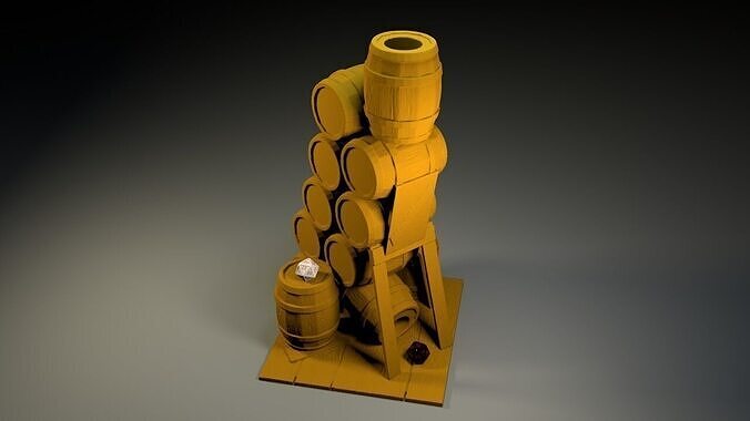 Barrels Dice Tower 3D print model
