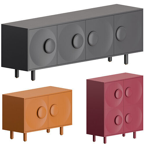 Bardot Sideboards by Morica Design 3D model
