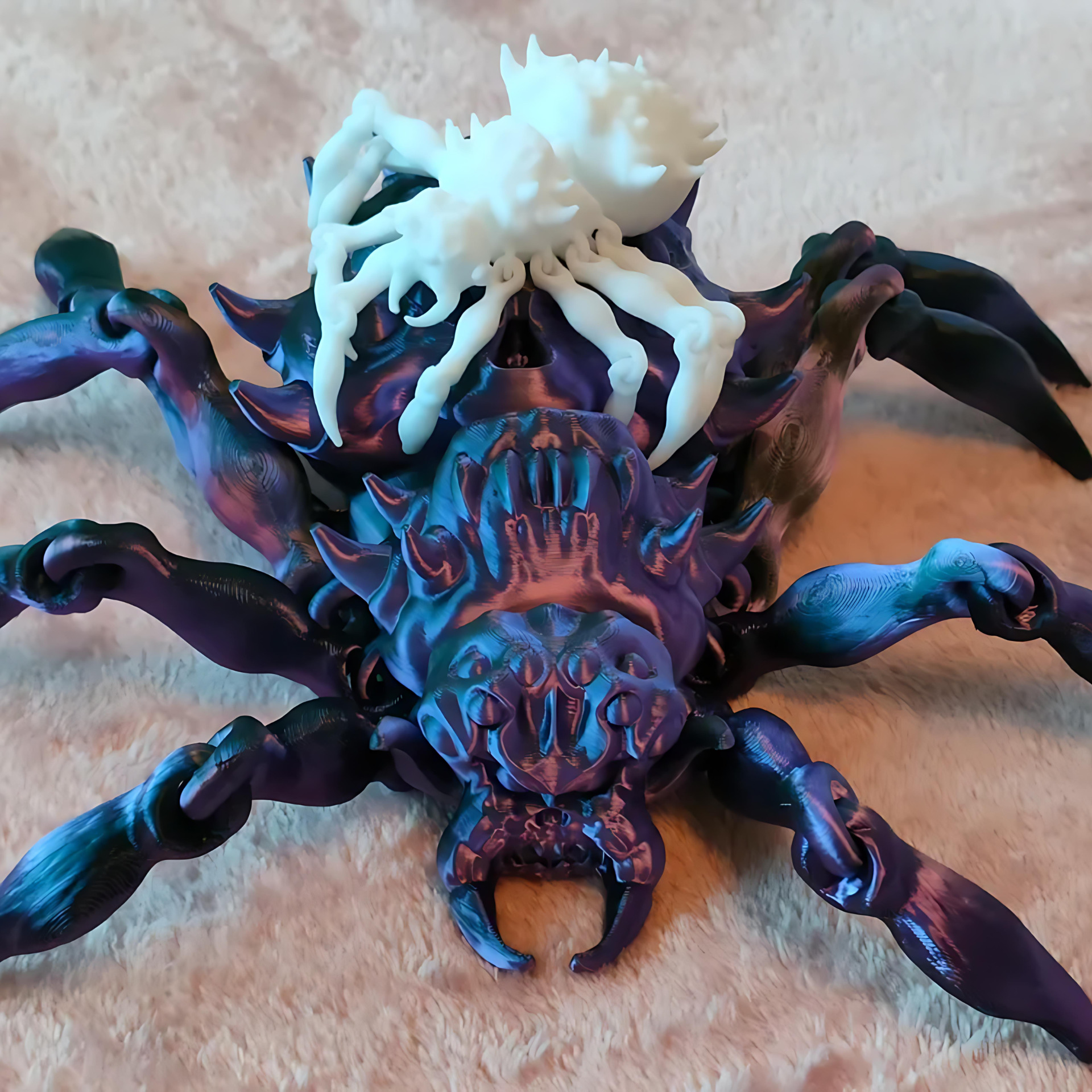 Arachnid Nightmare  Articulated Spider 3D print model_3