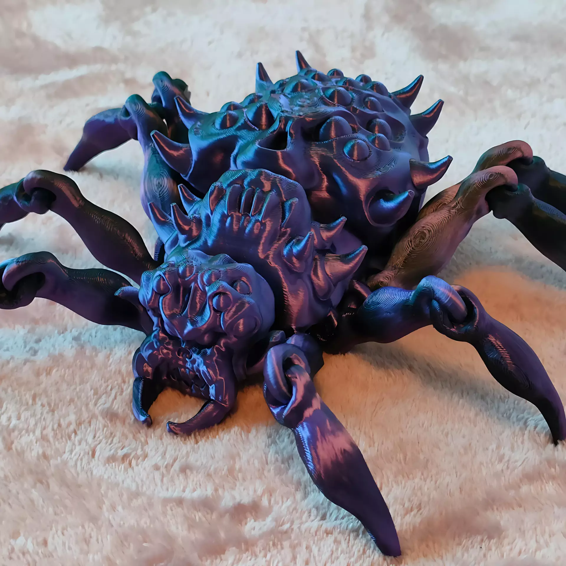Arachnid Nightmare  Articulated Spider 3D print model_0