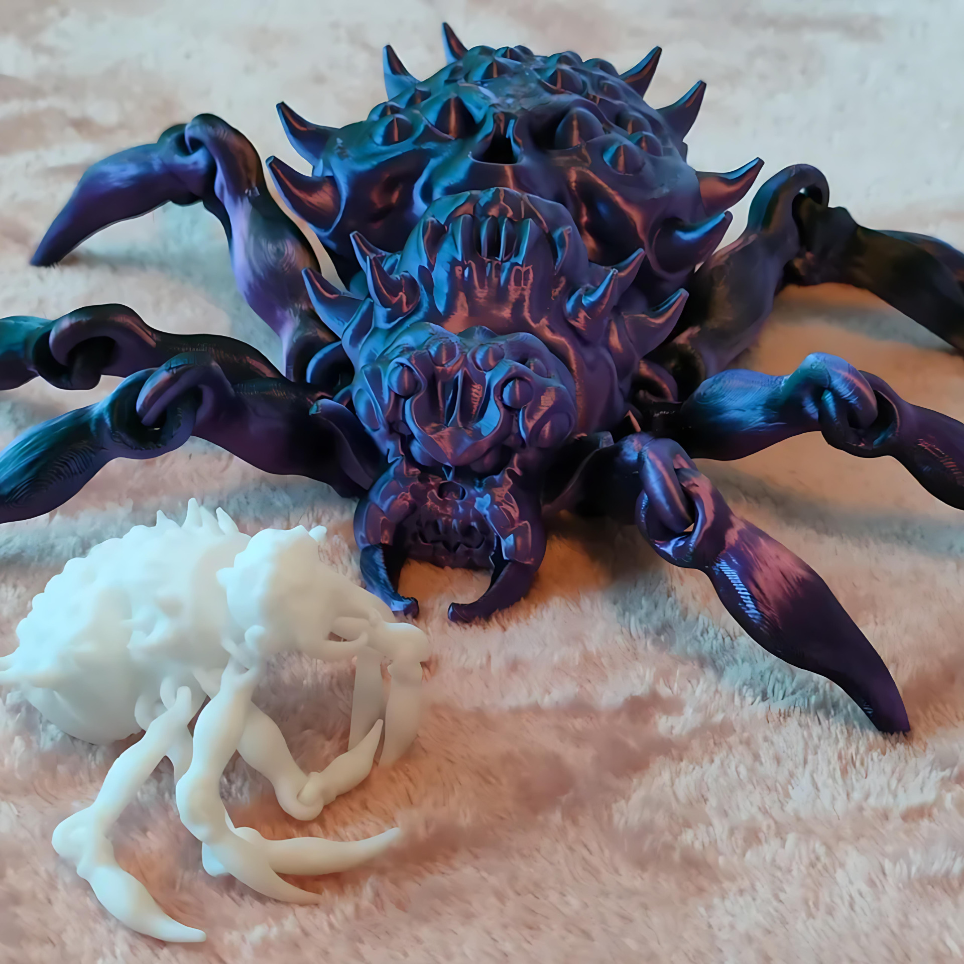 Arachnid Nightmare  Articulated Spider 3D print model_2