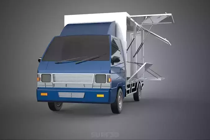 SIDE DOOR PANEL OPEN GATE WINDOW DROP BOX TRUCK FREIGHT CAR CUBE