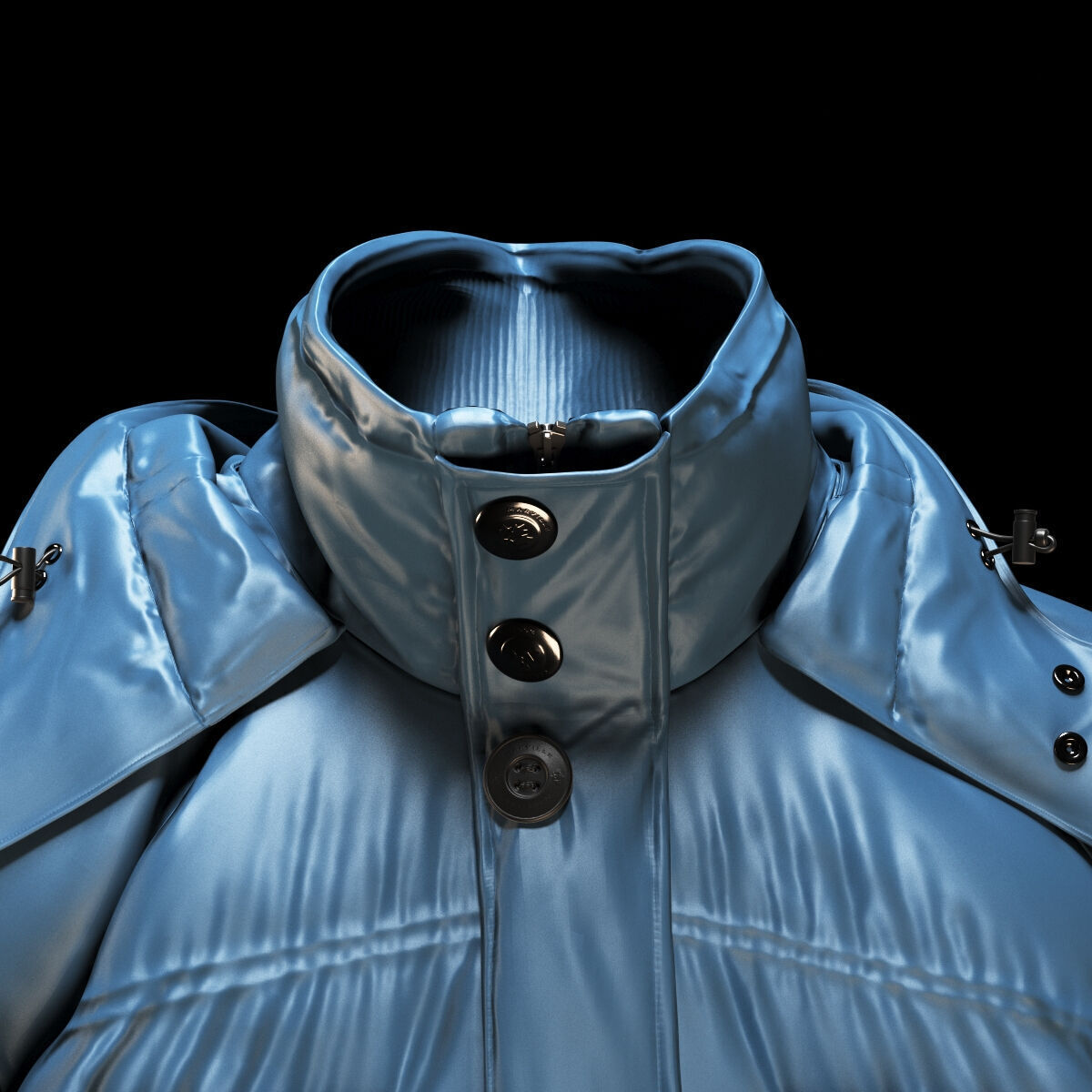 Marville Padded Jacket 3D model_7