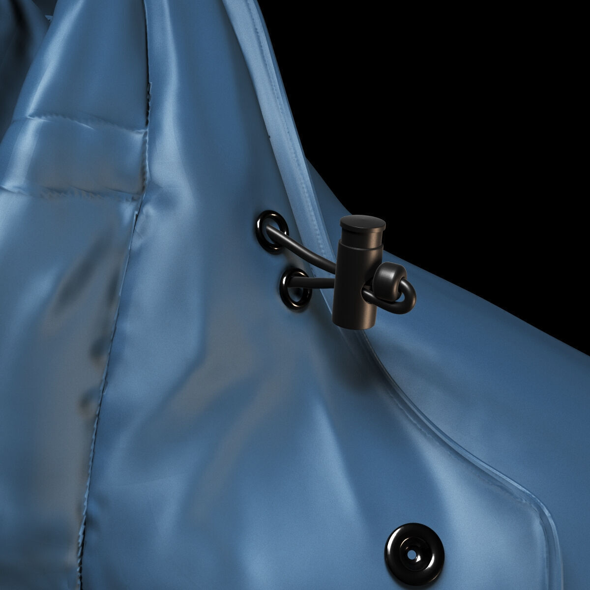 Marville Padded Jacket 3D model_6