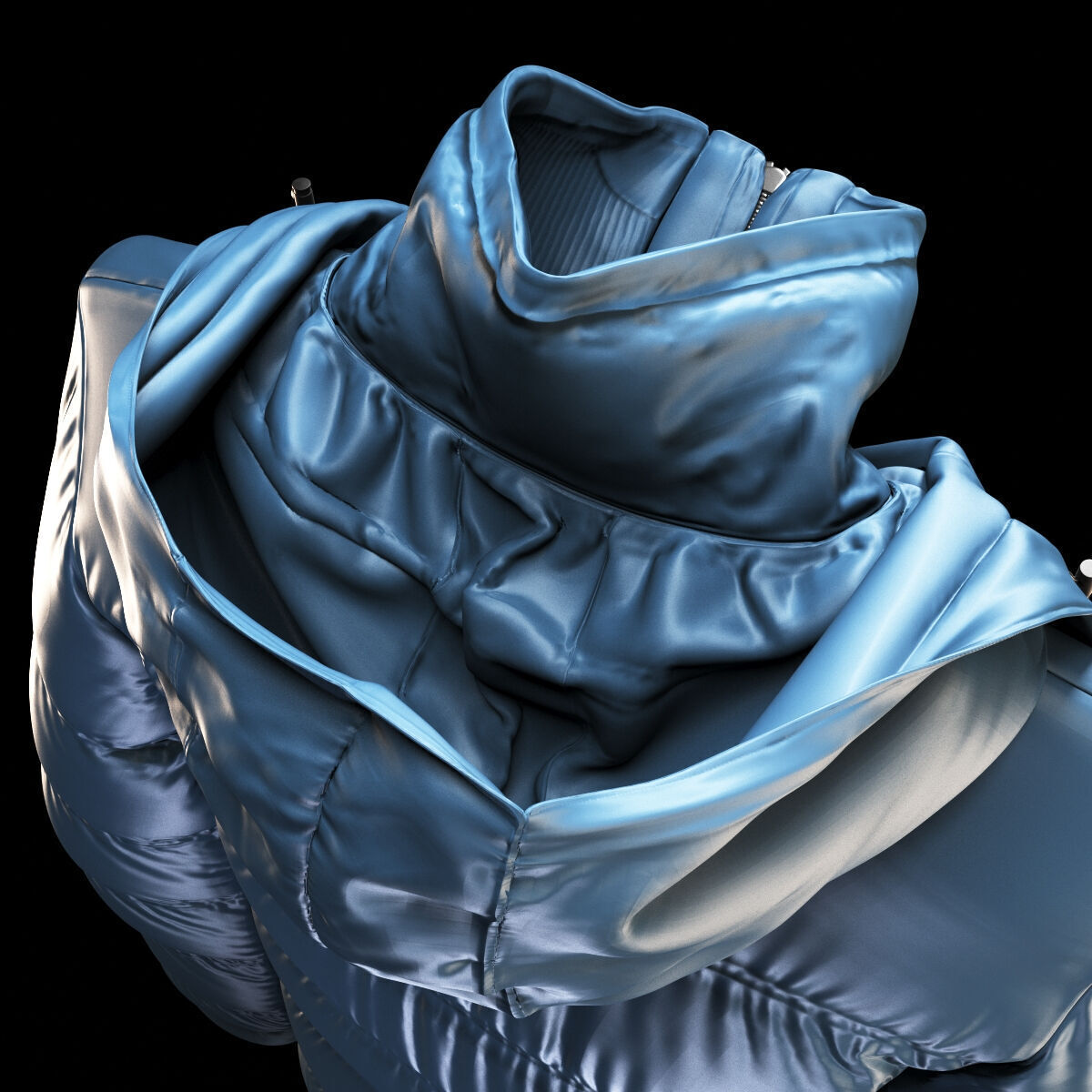 Marville Padded Jacket 3D model_8