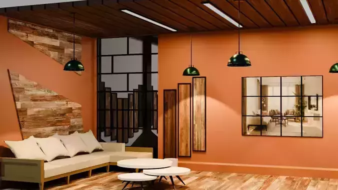 Modern 3D Event Space and Showcase Environment