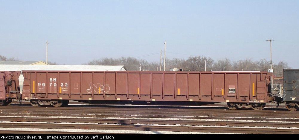 HO Burlington Northern 61 6 MOW Crosstie Gondola 3D print model_4