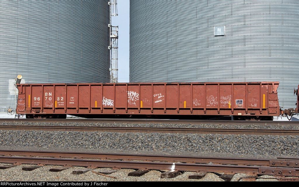 HO Burlington Northern 61 6 MOW Crosstie Gondola 3D print model_5