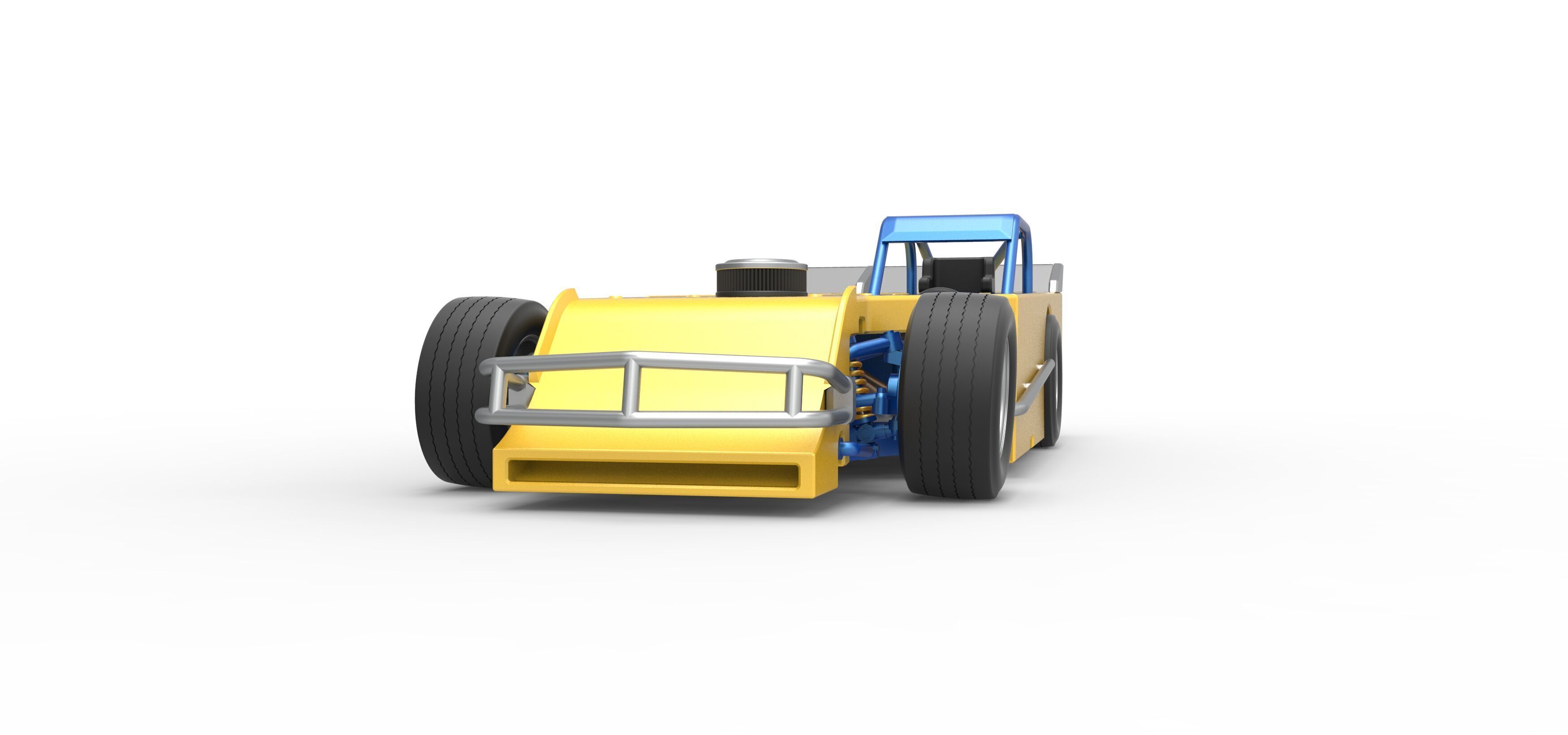 Asphalt Modified stock car Version 5 Scale 1 to 25 3D print model_6