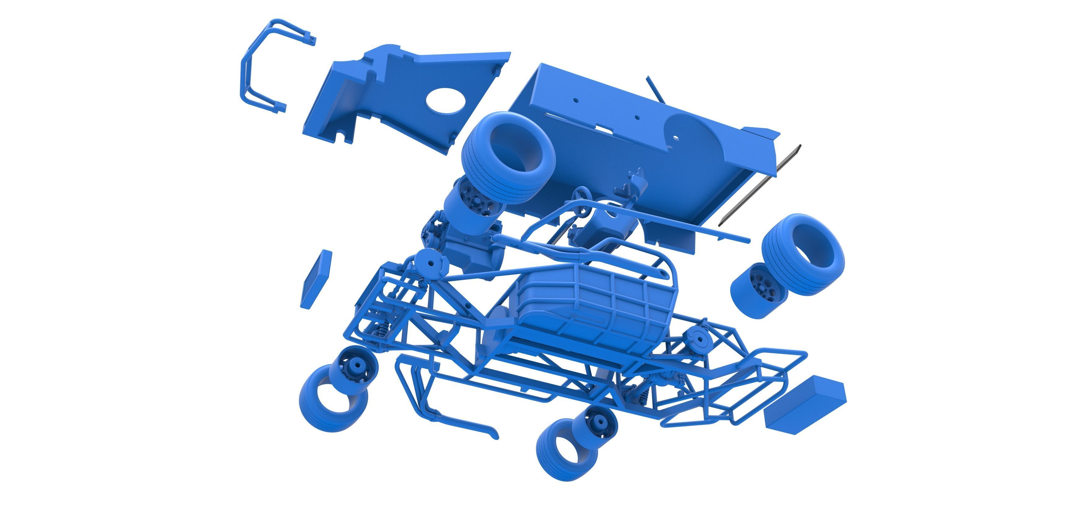 Asphalt Modified stock car Version 5 Scale 1 to 25 3D print model_59