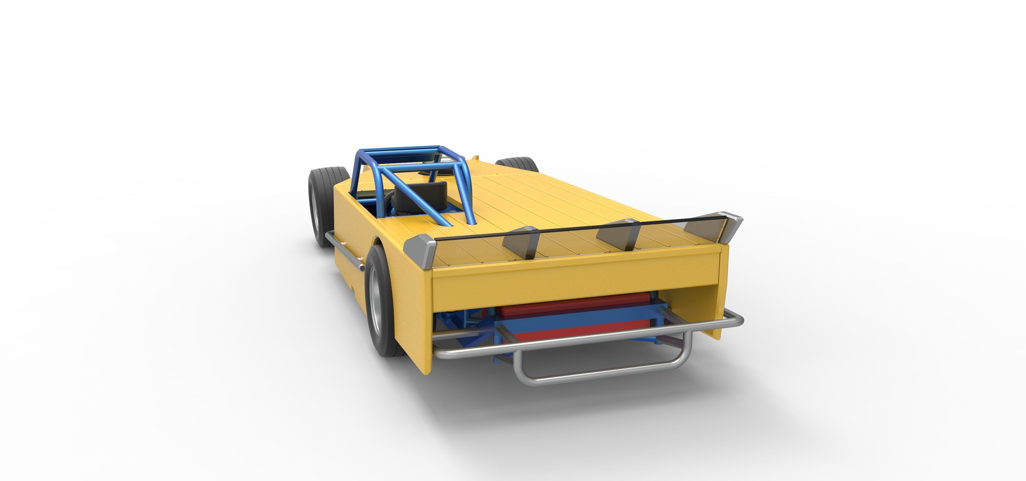 Asphalt Modified stock car Version 5 Scale 1 to 25 3D print model_14