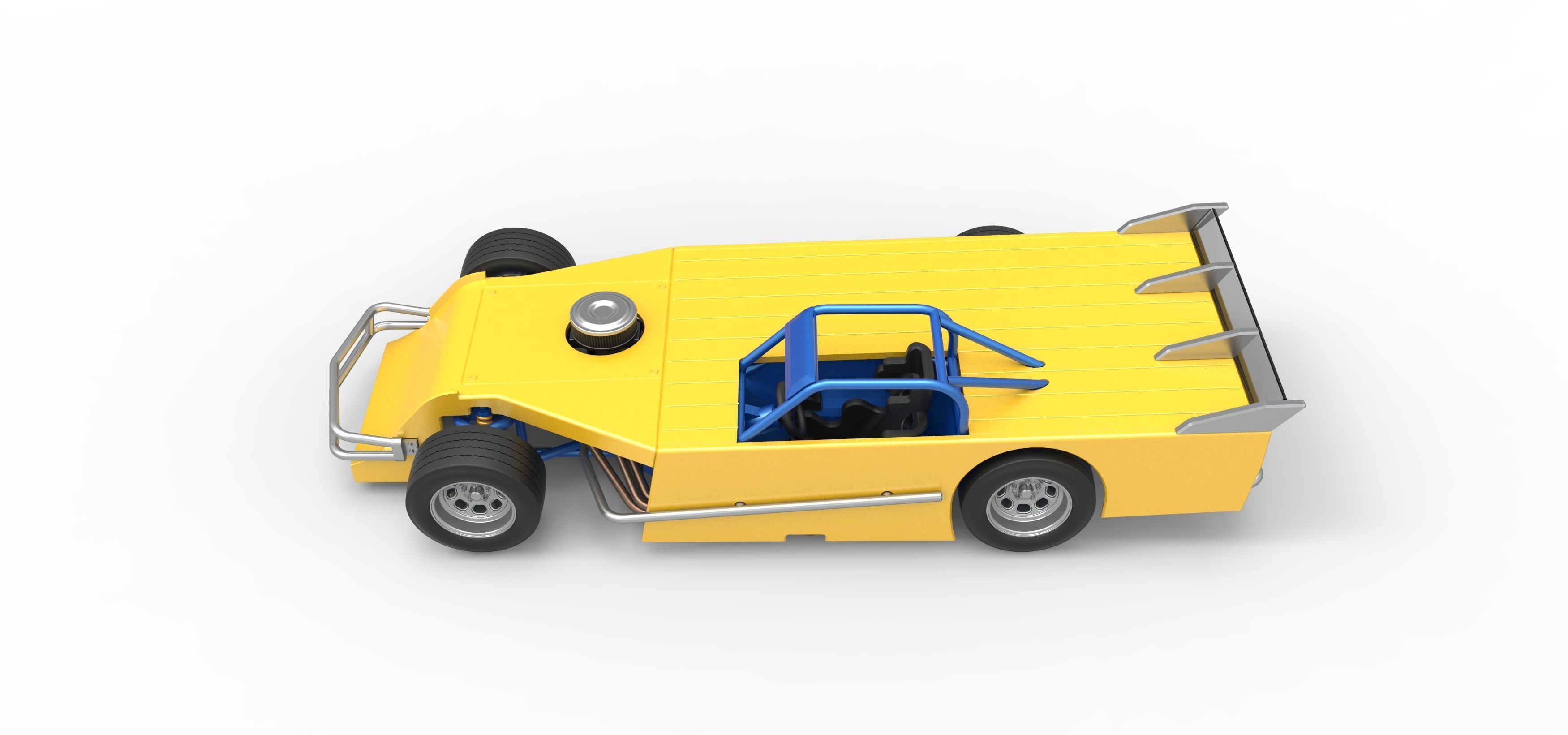 Asphalt Modified stock car Version 5 Scale 1 to 25 3D print model_10